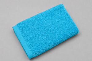 Plain Face Towel – Light Blue