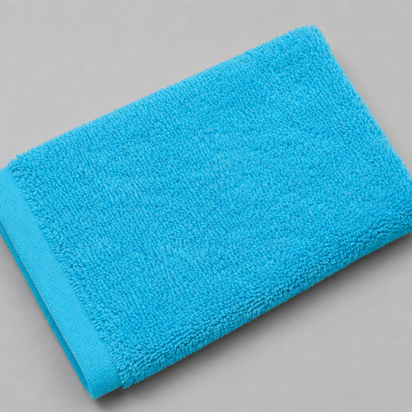 Plain Face Towel - Light Blue