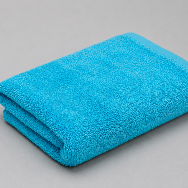Plain Hand Towel - Light Blue