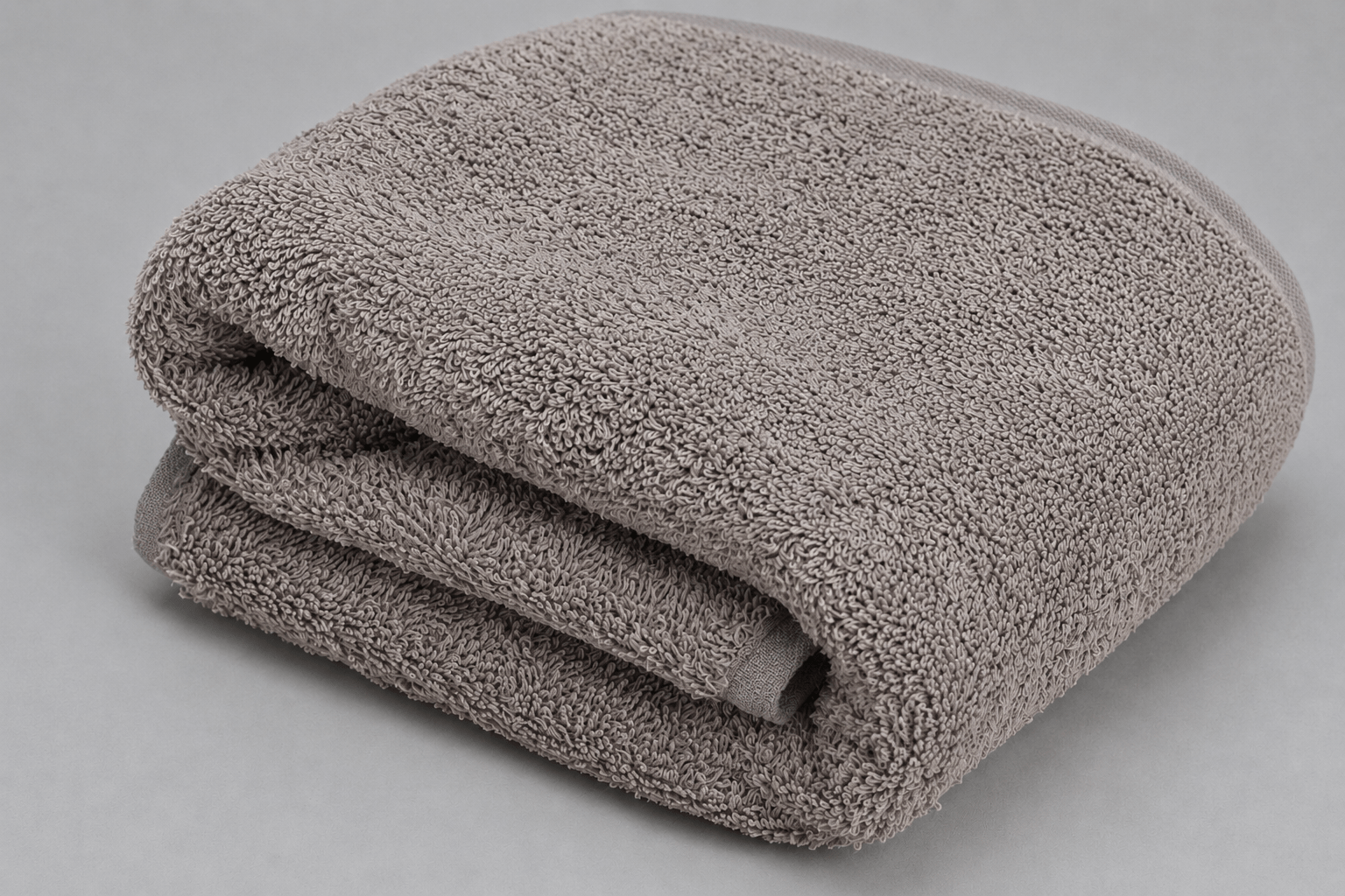 Grey Plain Towel - Image 2
