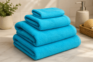 Light Blue Plain Towel