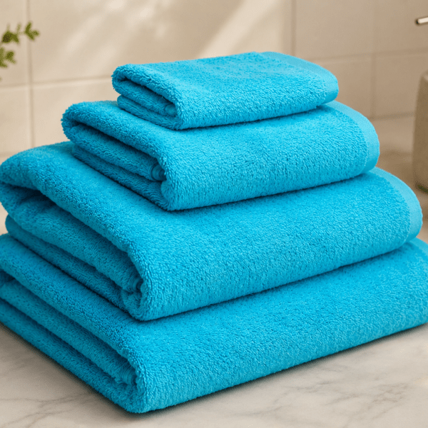 Light Blue Plain Towel