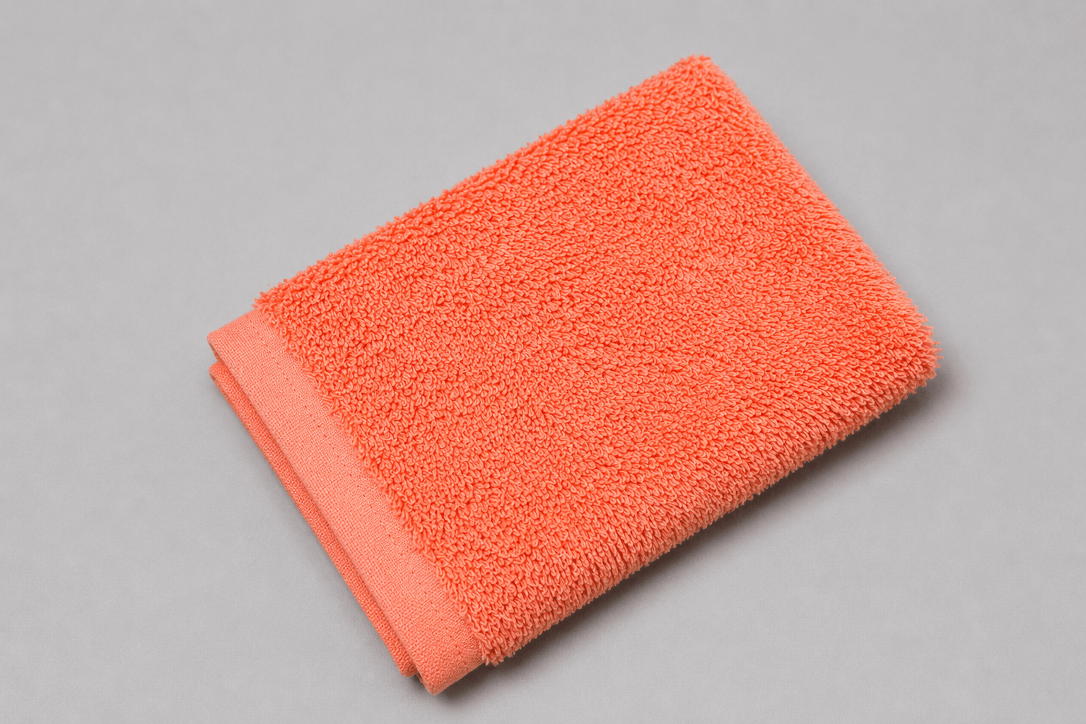Peach Plain Towel - Image 2