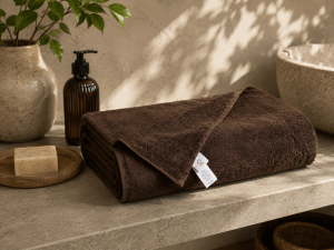 Chocolate Brown Plain Towel