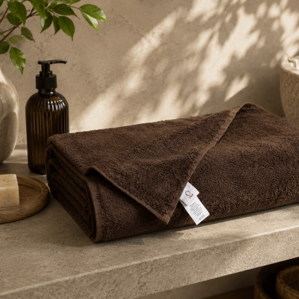 Chocolate Brown Plain Towel